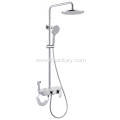 White Marble Shower Set With Sprayer